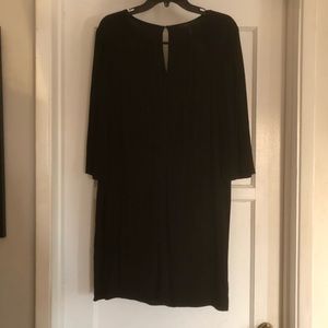 3/4 sleeve tunic dress with cutouts by BCBG